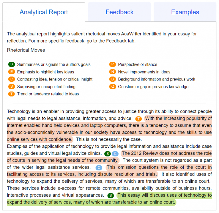 AcaWriter: designing automated feedback on writing that teachers and ...